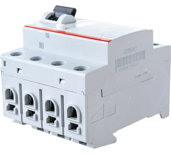 Выключатель диффиренциального тока ABB 4п 40A 30mA тип AC FH204 2CSF204002R1400