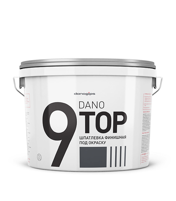 Шпатлевка финишная Danogips Dano Top 9 10 л/16,5 кг